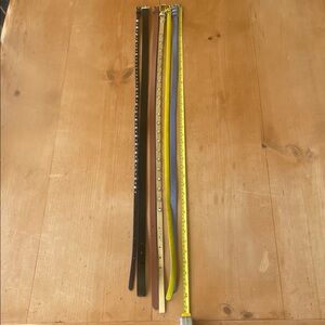 6 size XS/S skinny belts.  Great condition!  Includes J. Crew and Ann Taylor.